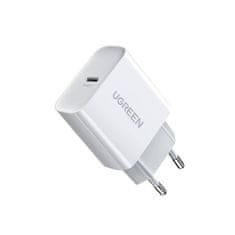 Ugreen CD137 USB-C polnilnik PD 20W, belo