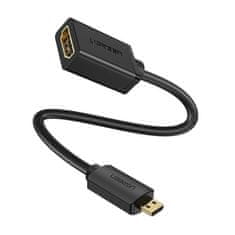 Ugreen 20134 adapter Micro HDMI - HDMI M/F 4K, črna