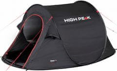 High Peak Vision 3 šotor za 3 osebe, črn