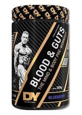 DY Nutritions Blood & Guts Pre Workout, borovnica, 380 g