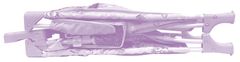 DeCuevas 53041 Zložljiva posteljica za punčke s 5 funkcionalnimi dodatki Ocean Fantasy