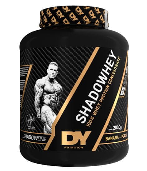 DY Nutritions Shadowhey sirotkini proteini, banana & breskev, 2 kg