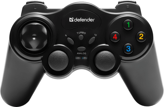Defender brezžični igralni plošček GAME MASTER WIRELESS USB, radio, črn