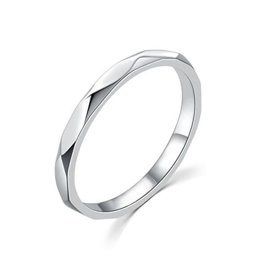 MOISS Minimalistični srebrni prstan R00019