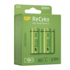 GP ReCyko+ HR14 polnilna baterija, 3000 mAh, 2 kosa