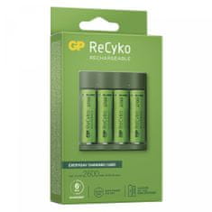 GP Everyday B421 polnilec baterij, USB + ReCyko 2700, 4 x AA