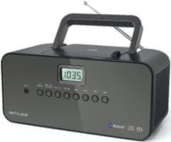 M-22 BT prenosni radio, CD, Bluetooth, črn