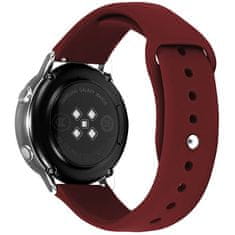 4wrist Silicone strap for Samsung Galaxy Watch 6/5/4 - Wine Red