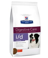 Hill's I/D Digestive Care Low Fat hrana za pse s piščancem, 12 kg