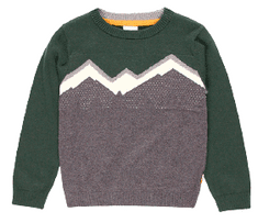 Boboli St. Moritz Chic fantovski pulover, zelen, 104