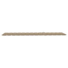 Vidaxl Blazina za ležalnik bež 200x70x3 cm oxford tkanina