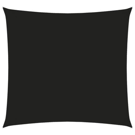 Vidaxl Senčno jadro oksford blago kvadratno 2,5x2,5 m črno