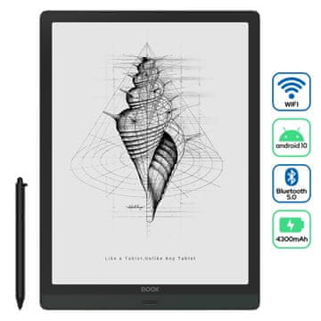 Onyx Boox Max Lumi e-bralnik, 33.8 cm, Android 10, 4GB/64GB, Wi-Fi, Bluetooth - Odprta embalaža