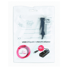 CABLEXPERT Adapter USB-C na Ethernet 0,15m
