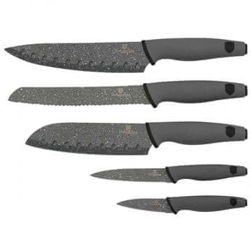 Berlingerhaus Komplet 5 granitnih nožev bh-2306
