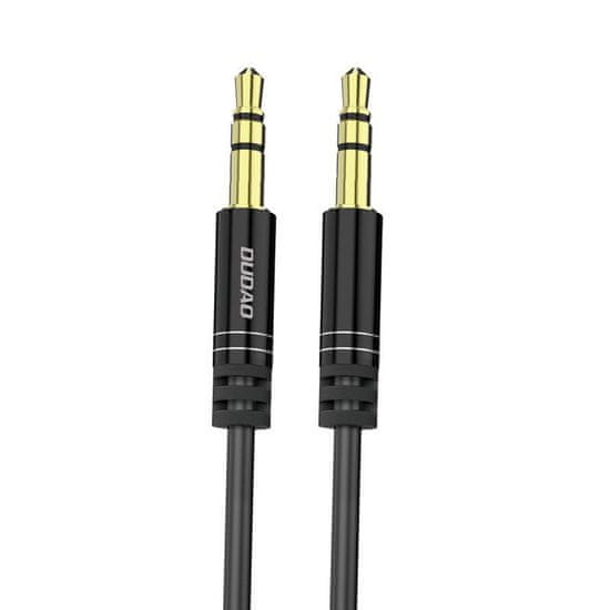 DUDAO L12 AUX kabel 3.5mm mini jack 1.7m, črna