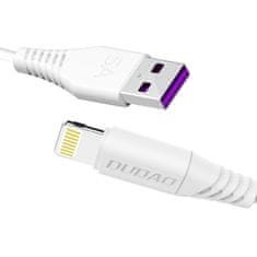 DUDAO L2L kabel USB / Lightning 5A 2m, belo