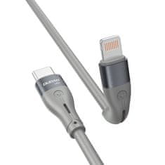 DUDAO L6H kabel USB-C / Lightning PD 65W 1m, siva