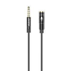 DUDAO L11S AUX kabel 3.5mm mini jack 1m, srebro