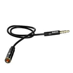 DUDAO L11S AUX kabel 3.5mm mini jack 1m, srebro