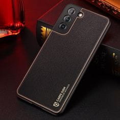 Dux Ducis Yolo usnje ovitek za Samsung Galaxy S21 Plus 5G, črna