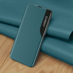 MG Eco Leather View knjižni ovitek za Samsung Galaxy S21 Plus 5G, oranžna