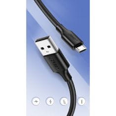 Ugreen US289 kabel USB / Micro USB 2A 1m, črna