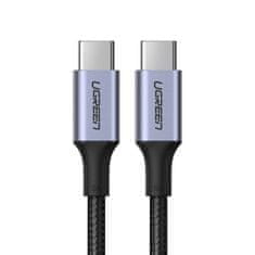 Ugreen kabel USB-C / USB-C PD QC 3.0 5A 100W 1.5m, siva