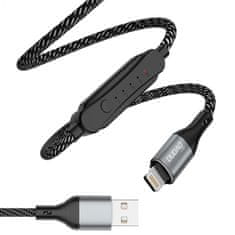 DUDAO L7 kabel USB / Lightning 5A 1m, črna