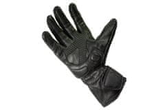 Cappa Racing Usnjene motoristične rokavice DETROIT, dolge, črne S
