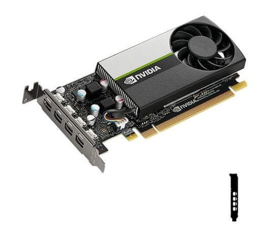 PNY Quadro T1000 grafična kartica, 4 GB GDDR6, PCIe 3.0 x16, Low Profile