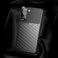 MG Thunder silikonski ovitek za Samsung Galaxy S21 Plus 5G, črna