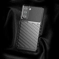 MG Thunder silikonski ovitek za Samsung Galaxy S21 5G, črna