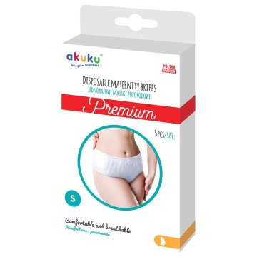 AKUKU Poporodne hlačke za enkratno uporabo PREMIUM velikosti. S 5 kosov - S