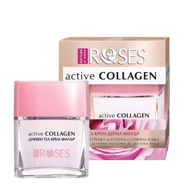 ELLEMARE Dnevna krema za zrelo kožo Roses Active Collagen (Wrinkle ...