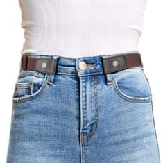 VivoVita Nastavljiv pas brez zaponke - Magic Belt , temno rjava