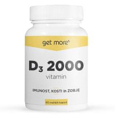 Medex Get More vitamin D3 2000, 60 kapsul