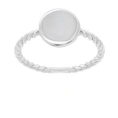 Brilio Silver Minimalističen srebrni prstan GR106W (Obseg 56 mm)