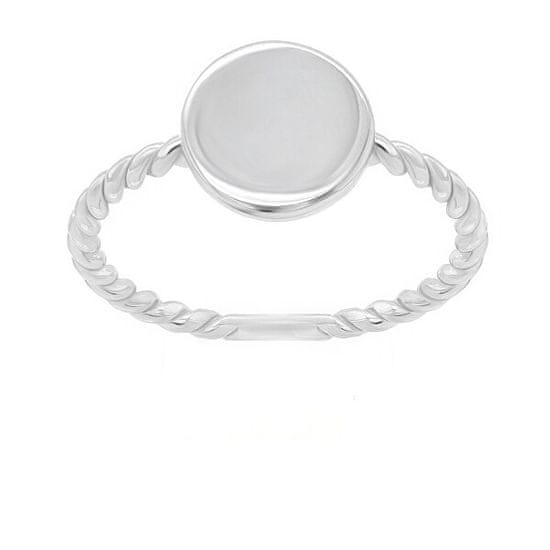 Brilio Silver Minimalističen srebrni prstan GR106W
