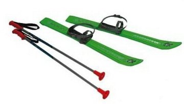Plastkon Drsne smuči s palicami in vezmi Plastkon 90 cm