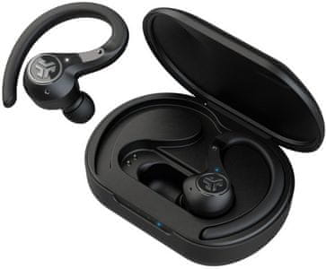 moderne bluetooth slušalke jlab epic air sport anc true wireless z izenačevalnikom jasen zvok odlična zmogljivost polnilna škatla za dolgo življenjsko dobo s kablom lahke senzorji na dotik