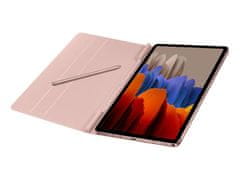 Samsung Book Cover Tab S7+/S7 FE ovitek, roza (EF-BT730PAEGEU) - Odprta embalaža