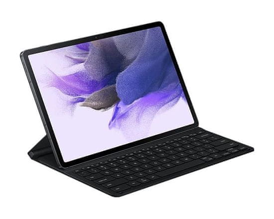 Samsung Galaxy Tab S7+/S7 FE/S8+ mapa s tipkovnico, črna