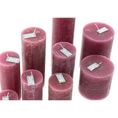 SVEČA RUSTIC - H10 D10 cm - FUCHSIA, SVEČA RUSTIC - H10 D10 cm - FUCHSIA