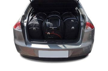 KJUST Komplet 4 kosov potovalnih torb SPORT za RENAULT LAGUNA HATCHBACK 2007-2015