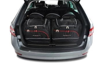 KJUST Komplet 5 kosov potovalnih torb SPORT za SKODA SUPERB KOMBI 2015+