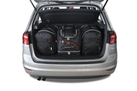 KJUST Komplet 4 kosov potovalnih torb SPORT za VW GOLF SPORTSVAN 2013+