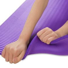 MG Gymnastic Yoga Premium protidrsna podloga za vadbo 10mm + ovitek, črna
