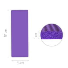 MG Gymnastic Yoga Premium protidrsna podloga za vadbo 10mm + ovitek, črna