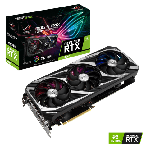 grafična kartica ROG Strix GeForce RTX 3060 OC Edition V2 LHR